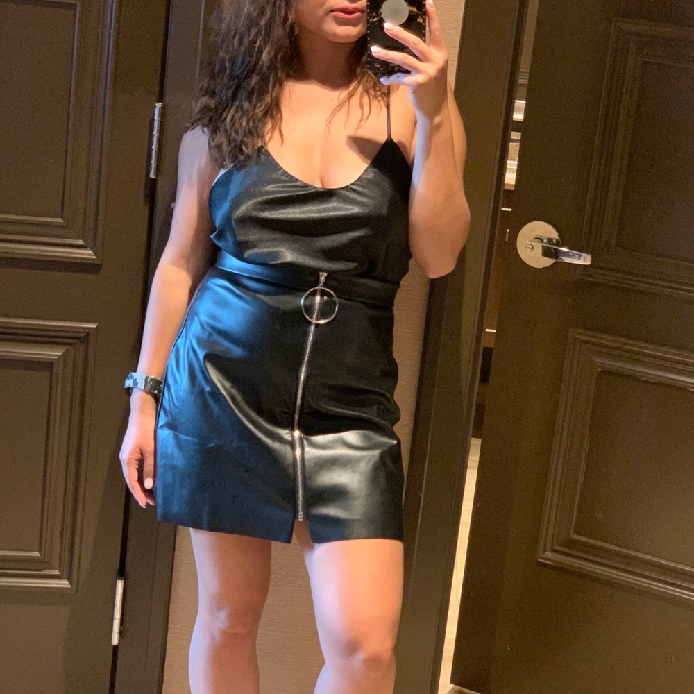 Leather skirt